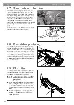 Предварительный просмотр 34 страницы Taarup BIO+ B4000 Operator'S Manual