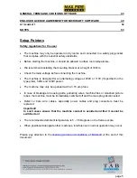 Предварительный просмотр 5 страницы TAB-Austria Max Fire HD Operating Instructions Manual