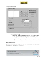 Предварительный просмотр 19 страницы TAB-Austria Max Fire HD Operating Instructions Manual