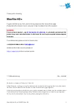 Preview for 2 page of TAB-Austria MAXFIRE HD+ Manual