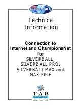 TAB-Austria Silverball Technical Information preview