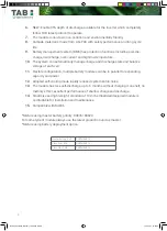 Preview for 8 page of Tab R4824 Operation Manual