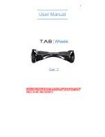 Preview for 1 page of Tab Wheels Gen 2 User Manual