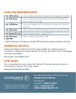 Preview for 2 page of Tableau TD2u Quick Reference Manual