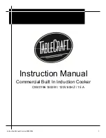 Preview for 1 page of TableCraft CW40196 Instruction Manual