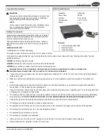 Preview for 2 page of TableCraft CW40196 Instruction Manual