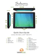 TabletKiosk Sahara NetSlate a230T Quick Start Manual preview