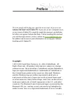 Preview for 3 page of TabletKiosk Sahara NetSlate a525 User Manual