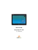 TabletKiosk Sahara Slate PC i500 User Manual preview