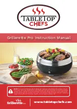 TABLETOP Chefs Grillerette Pro Instruction Manual preview