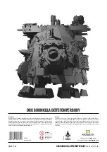 Tabletop Scenics KROMLECH ORC BOOMKILLA DEFFSTOMPER BODY Construction Manual preview