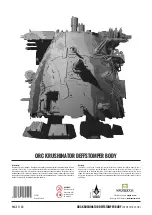 Preview for 1 page of Tabletop Scenics Orc Krushinator Deffstomper Body Construction Manual