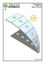 Preview for 9 page of Tabletop Scenics Sector 3 Sphere Couplet Assembly Manual