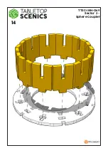 Preview for 14 page of Tabletop Scenics Sector 3 Sphere Couplet Assembly Manual