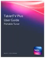 TabletTV Plus WDE-T010 User Manual preview