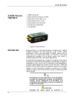 Preview for 2 page of Tabor Electronics A10160 Quick Start Manual