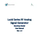 Tabor Electronics Lucid Series User Manual preview