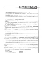 Preview for 4 page of TAC Matchless Manual