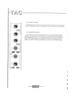 Preview for 13 page of TAC Matchless Manual