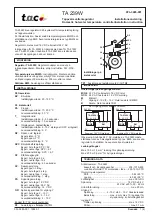 Предварительный просмотр 1 страницы TAC TA 239W Installation Instruction