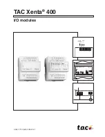 Предварительный просмотр 1 страницы TAC Xenta 411 Handbook