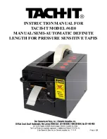 Tach-It 6110 Instruction Manual предпросмотр