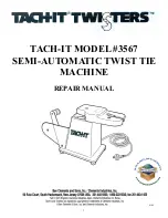 Предварительный просмотр 1 страницы Tach-It TWISTERS 3567 Repair Manual