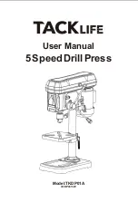 TACKLIFE DP0813W User Manual preview