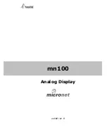 Tacktick Limited micronet mn100 User Manual предпросмотр