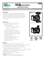 Preview for 1 page of Taco Comfort Solutions 007e Series Instruction Sheet