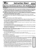 Preview for 1 page of Taco Comfort Solutions 5120 Series Instruction Sheet