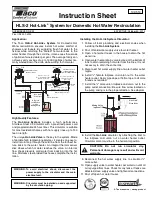 Предварительный просмотр 1 страницы Taco Comfort Solutions Hot-Link HLS-2 Instruction Sheet