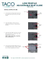 Preview for 3 page of Taco Marine M20-1013A Assembly Instructions