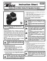 Preview for 1 page of Taco 001-3914 Instruction Sheet