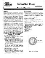 Taco 265 Instruction Sheet preview