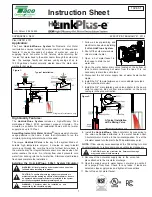 Taco Hot-LinkPlus-e Instruction Sheet preview