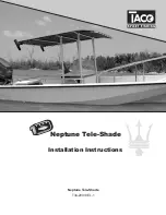 Preview for 1 page of Taco Neptune Tele-Shade Installation Instructions