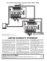 Предварительный просмотр 2 страницы Taco SR502-4 Instruction Sheet