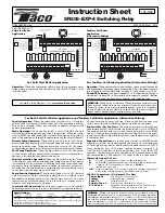 Taco SR506-EXP-4 Instruction Sheet preview