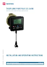 Taconova TACOFLOW2 PURE PLUS 15-14/80 Installation And Operating Instructions Manual preview