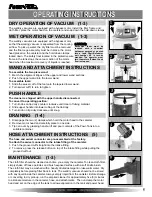 Предварительный просмотр 5 страницы Tacony POWER-FLITE PF19SV Safety, Operation And Maintenance Manual