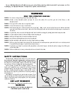 Preview for 2 page of Tacony Powr-Flite C1600 Operator'S Manual