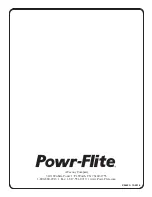 Preview for 10 page of Tacony Powr-Flite NM2000 Operator'S Manual & Parts List