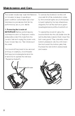 Предварительный просмотр 10 страницы Tacony Riccar RPT-P1 Owner'S Manual