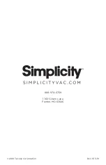 Предварительный просмотр 52 страницы Tacony Simplicity S65 Owner'S Manual