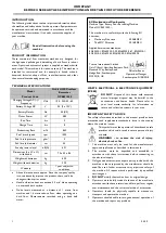 Preview for 2 page of Tacony Truvox International Orbis UHS User Manual