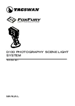 Preview for 1 page of TACSWAN FoxFury D100 Manual