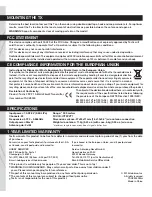 Preview for 2 page of Tactic FPV-T1 Installation Manuals