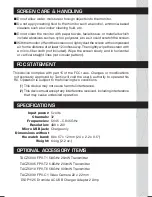 Preview for 3 page of Tactic FPV WRIST MONITOR Manual