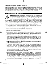 Предварительный просмотр 8 страницы Tactic TTX402 Instruction Manual